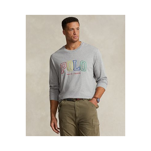 Polo Ralph Lauren Mens Big & Tall Long-Sleeve Logo T-Shirt