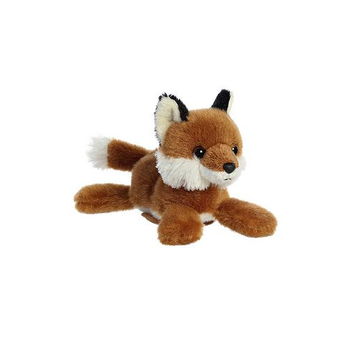 Aurora Small Maple Fox Shoulderkins Adorable Plush Toy Brown 6