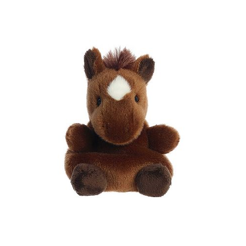 Aurora Mini Truffle Brown Horse Palm Pals Adorable Plush Toy Brown 5