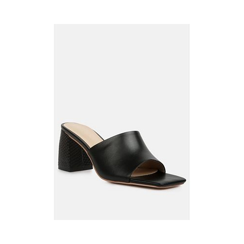 Rag & Co audriana Womens textured block heel sandals