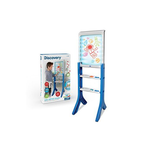 Discovery Kids LED Artist Easel with Removable Glow in the Dark Portable Tablet