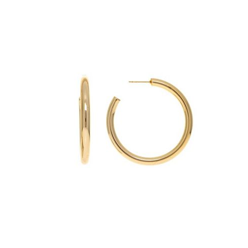 Rivka Friedman Polished Tube Hoop Earrings