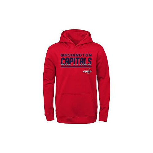 Outerstuff Big Boys Red Washington Capitals Headliner Pullover Hoodie