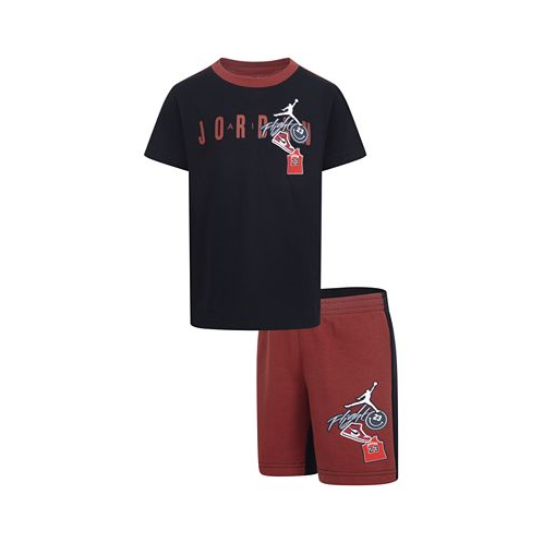 Jordan Little Boys Patch T-shirt and Shorts 2-Piece Set