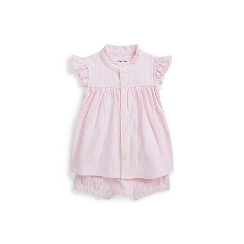 Polo Ralph Lauren Baby Girls Tennis Embroidered Mesh Top