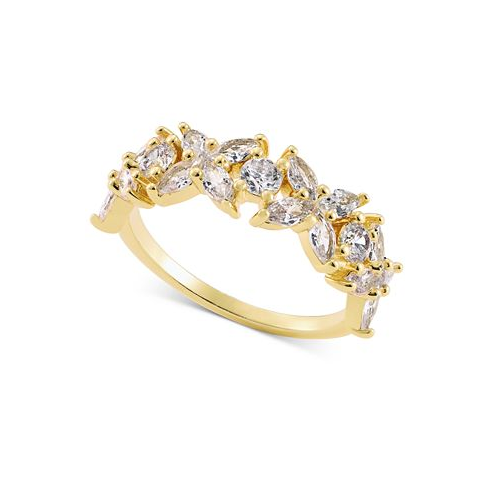 Charter Club Gold-Tone Marquise Cubic Zirconia Ring