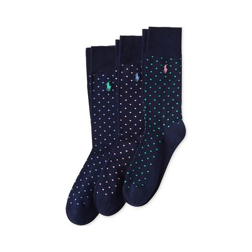 Polo Ralph Lauren Dotted Dress Socks - 3-Pack