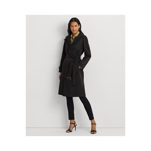 POLO Ralph Lauren Womens Single-Breasted Belted Trench Coat