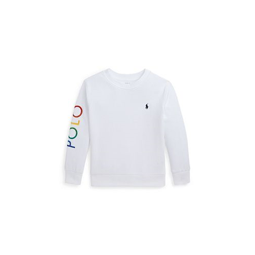 Polo Ralph Lauren Toddler and Little Boys Ombre-Logo Double-Knit Sweatshirt