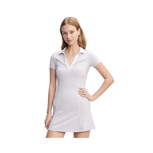 Tommy Jeans Womens Johnny-Collar Tennis Dress