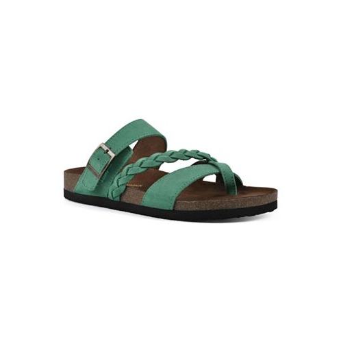 White Mountain Womens Hazy Footbed Sandals