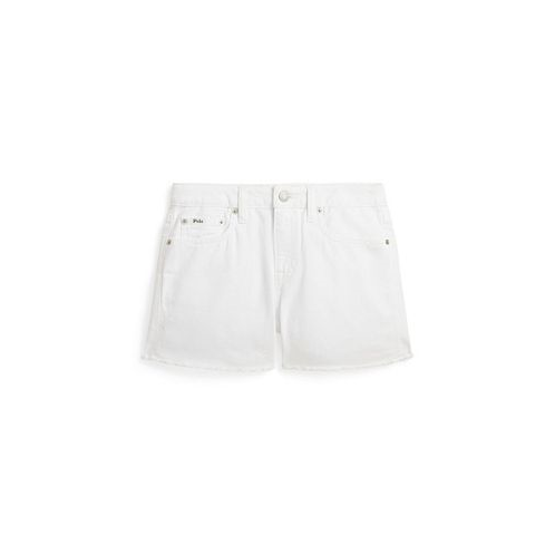 Polo Ralph Lauren Big Girls Frayed Cotton Denim Shorts