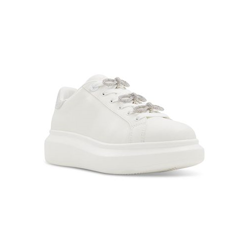 ALDO Womens Merrick Embellished Lace-Up Sneakers