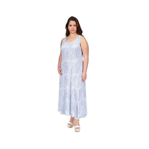 Michael Kors Plus Size Printed Sleeveless Maxi Dress