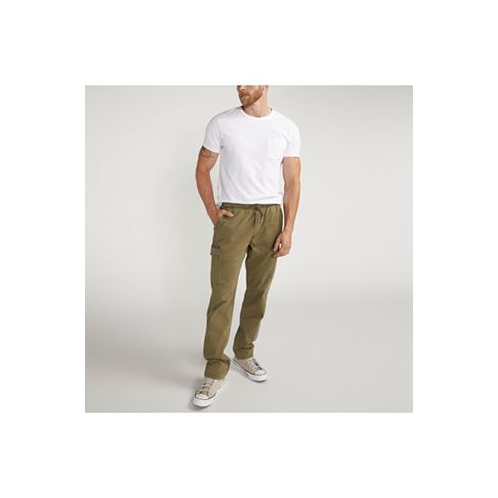 Silver Jeans Co. Mens Essential Twill Pull-On Cargo Pants