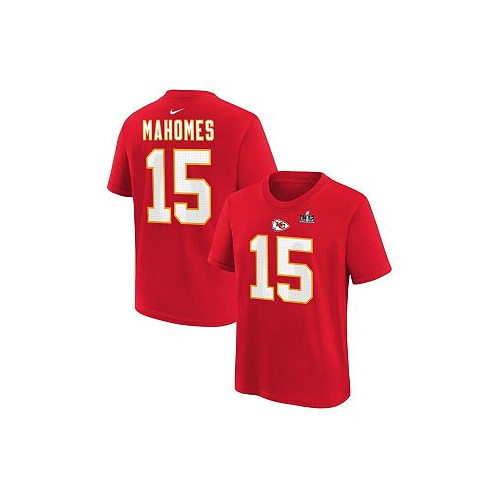 Nike Toddler Boys and Girls Patrick Mahomes Red Kansas City Chiefs Super Bowl LVIII Player Name and Number T-shirt