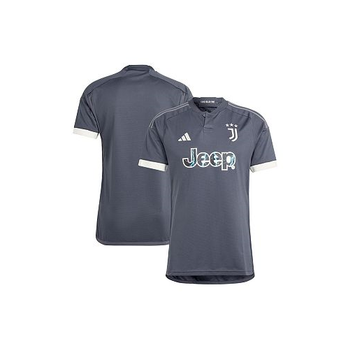 Adidas Mens Gray Juventus 2023/24 Third Replica Jersey