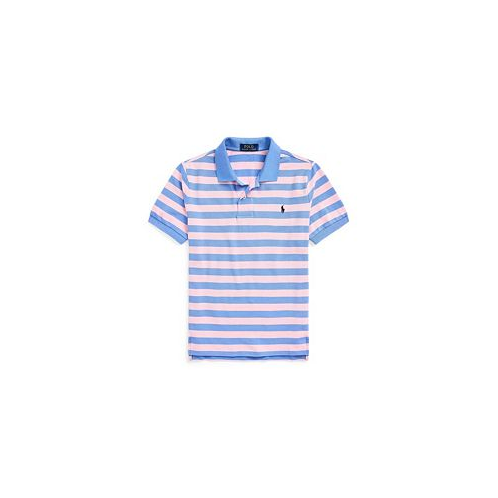 Polo Ralph Lauren Toddler and Little Boys Striped Cotton Mesh Polo Shirt