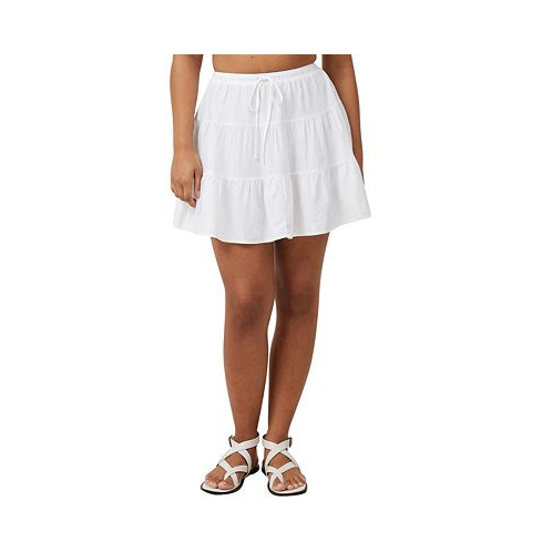 COTTON ON Womens Haven Tiered Mini Skirt