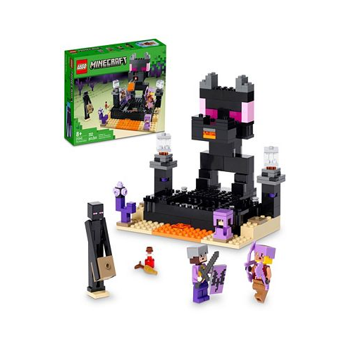 LEGO Minecraft The End Arena 21242 Toy Building Set with End Warrior Dragon Archer Enderman and Shulke Figures