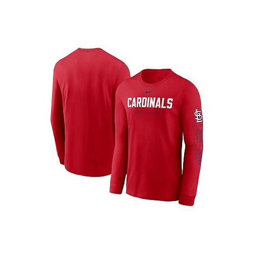 Nike Mens Red St. Louis Cardinals Repeater Long Sleeve T-shirt