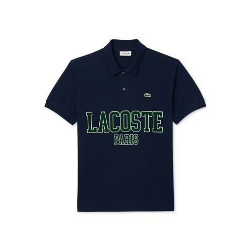 Lacoste Mens Classic-Fit Short Sleeve Logo Polo Shirt