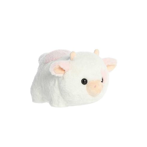 Aurora Medium Moonique Strawberry Milk Cow Spudsters Adorable Plush Toy White 10
