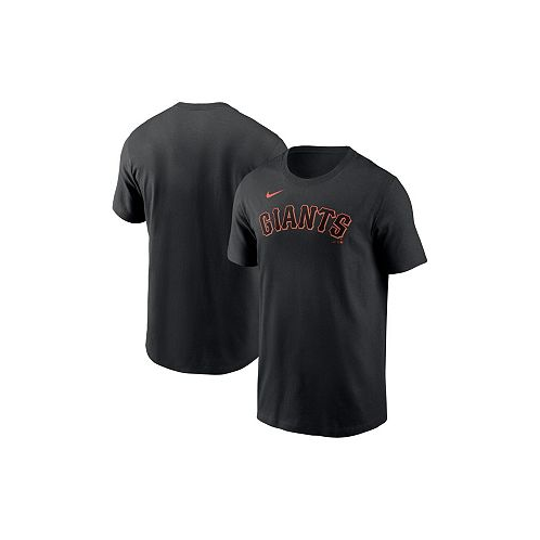 Nike Mens Black San Francisco Giants Fuse Wordmark T-shirt
