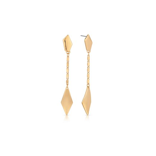 ETTIKA 18k Gold Plated Kite Drop Earrings