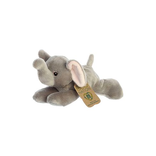Aurora Small Eco Softies Elephant Eco Nation Eco-Friendly Plush Toy Grey 9