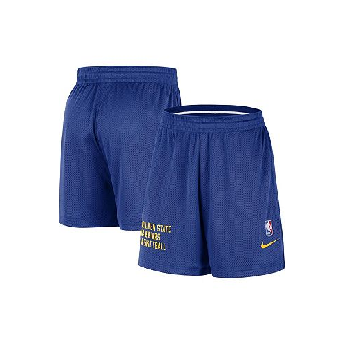 Nike Mens and Womens Royal Golden State Warriors Warm Up Performance Practice Shorts