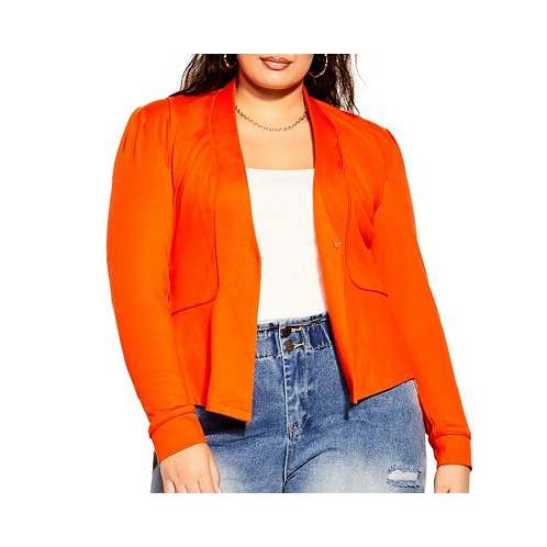 CITY CHIC Plus Size Piping Praise Jacket