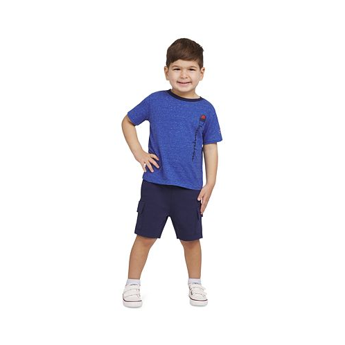 Champion Toddler Boys Short-Sleeve T-Shirt & Cargo Shorts 2 Piece Set