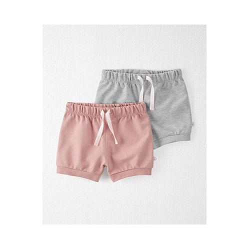 Carters Baby Girls Organic Cotton Shorts Pack of 2