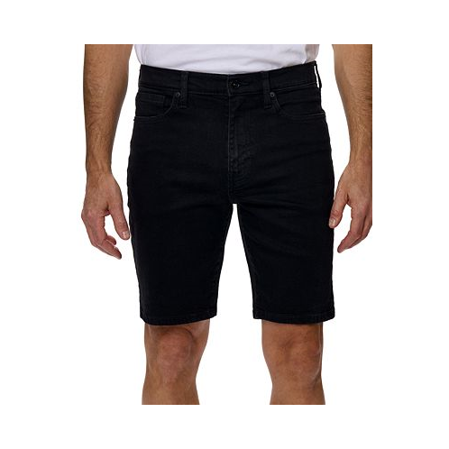 Lazer Mens Slim-Fit Stretch 9-1/2 Denim Shorts