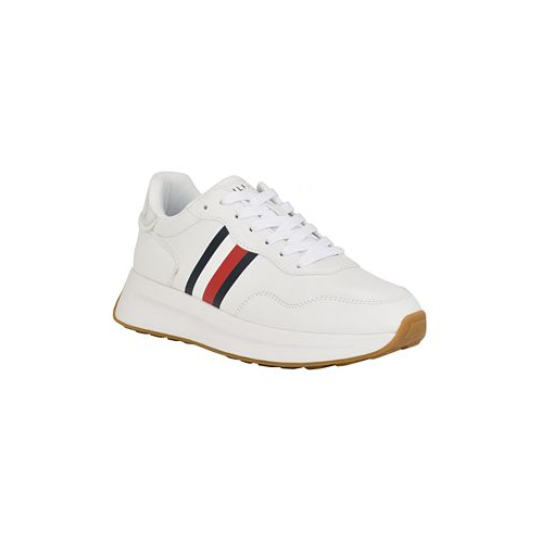 Tommy Hilfiger Womens Daryus Classic Lace-Up Jogger Sneakers