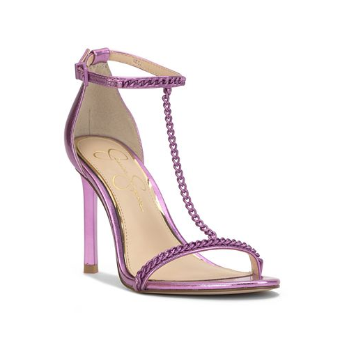 Jessica Simpson Womens Qiven T-Strap Dress Sandals