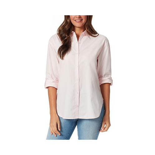 Gloria Vanderbilt Petite Amanda Cotton Button-Front Shirt