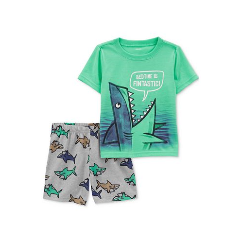 Carters Toddler Boys Shark Loose-Fit Pajamas 2 Piece Set