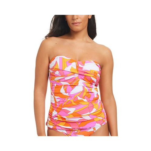 Beyond Control Womens Twisted Bust Convertible Tankini Top