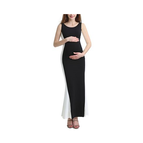 Kimi + kai Maternity Phoebe Colorblock Maxi Dress