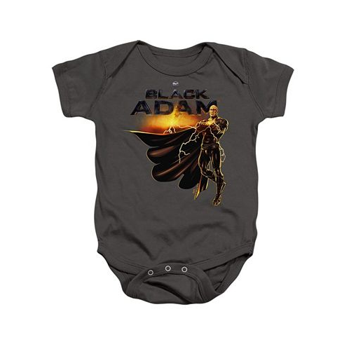 Black Adam Baby Girls Baby Logo With Character Snapsuit