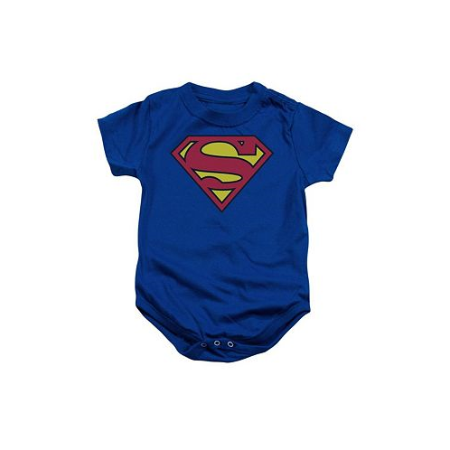 Superman Baby Girls Baby Classic Logo Snapsuit