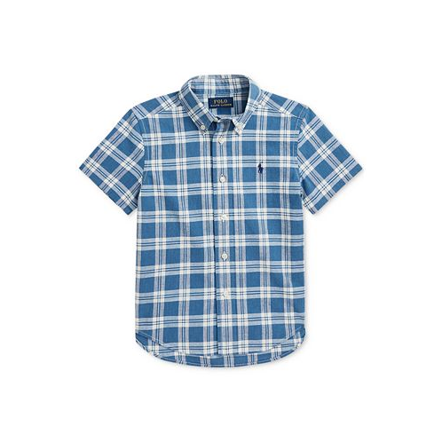 Polo Ralph Lauren Toddler & Little Boys Plaid Cotton Short-Sleeve Shirt