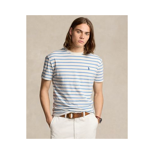 Polo Ralph Lauren Mens Classic-Fit Striped Cotton Jersey T-Shirt