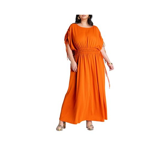 ELOQUII Plus Size Dolman Sleeve Maxi Dress