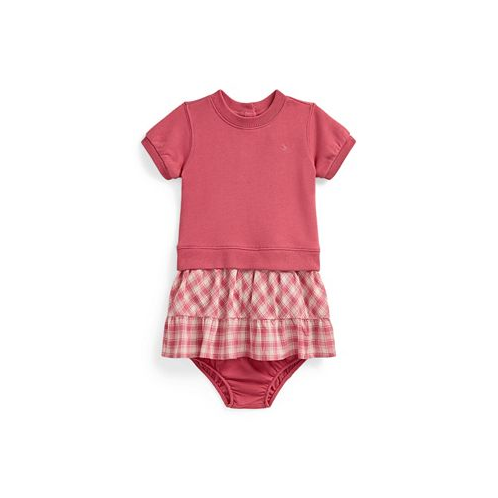 Polo Ralph Lauren Baby Girls Gingham Terry Sweatshirt Dress