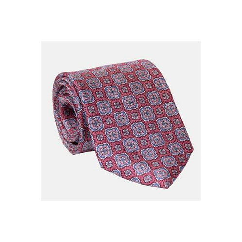 Elizabetta Big & Tall Veneto - Extra Long Printed Silk Tie for Men