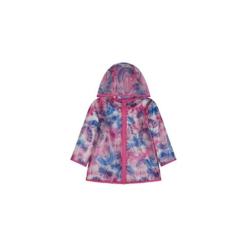 Carters Baby Girls Baby Hooded Water-Resistant Printed Raincoat