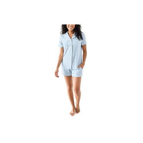 Kindred Bravely Plus Size Clea Postpartum Short Sleeve Pajama Set